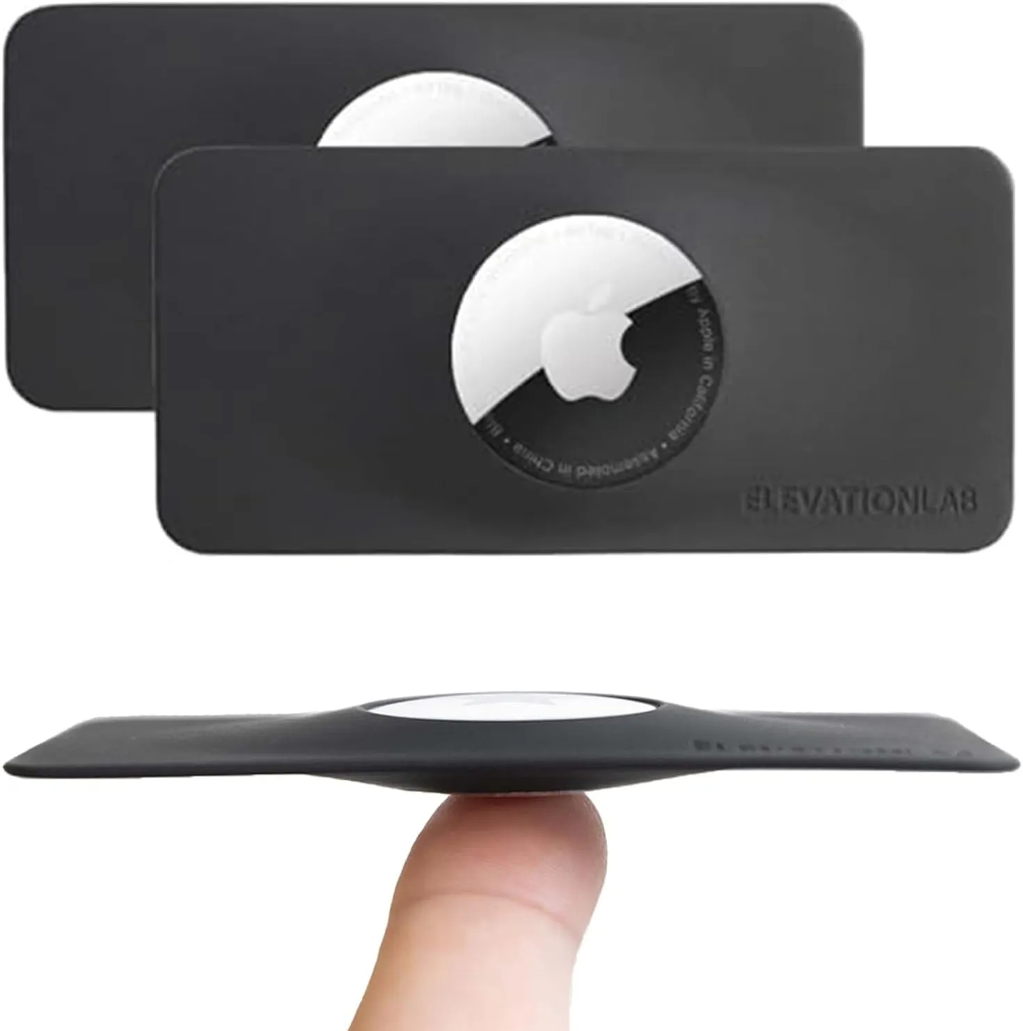 TagVault AirTag Wallet Holder - The Thinnest AirTag Wallet Card Insert | Flexible, Stays Hidden, Patent Pending | Elevation Lab