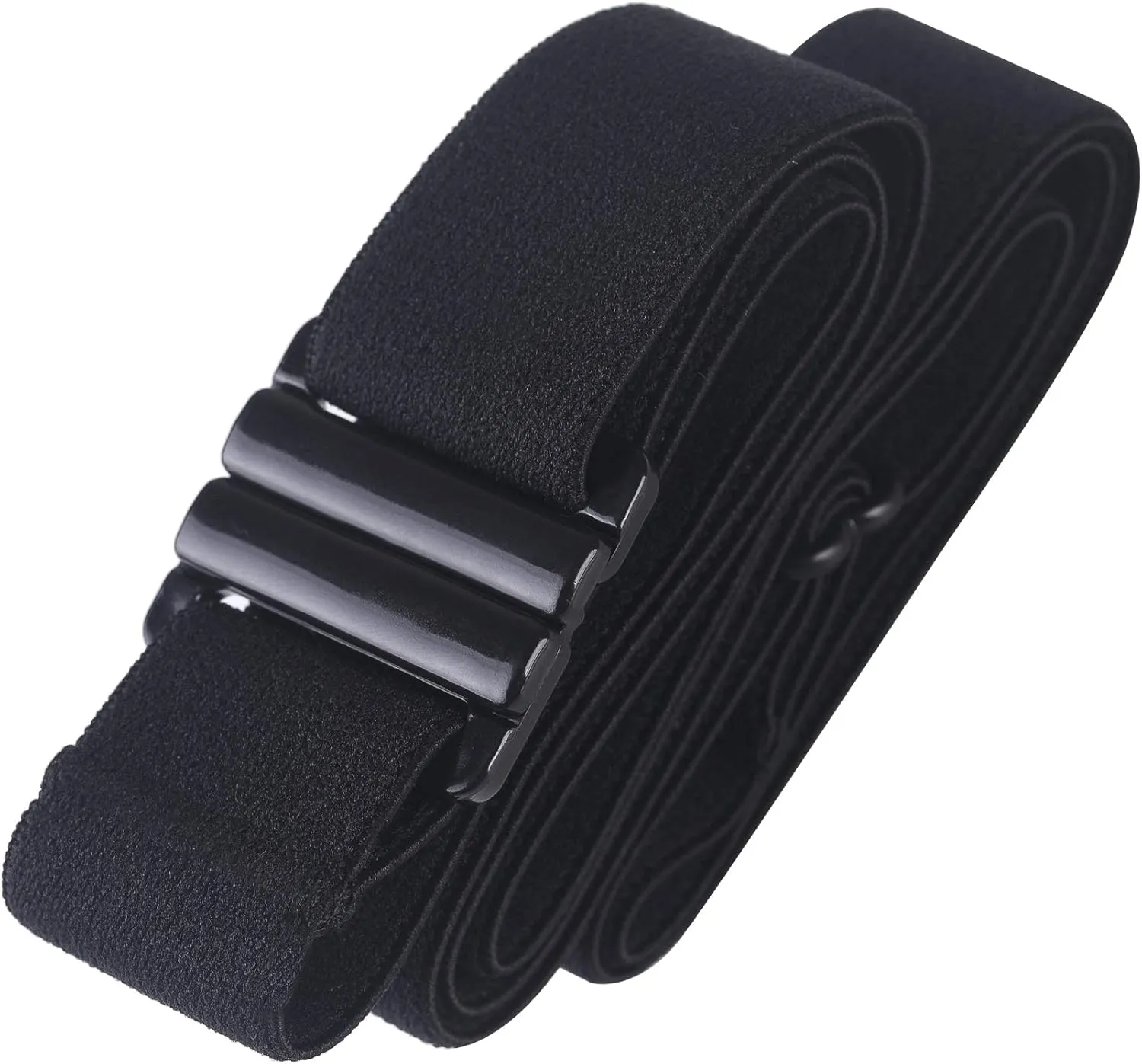 TIGHTS UP Soft Stretchy Belt, Flat Buckle (NO BELT LOOPS REQUIRED) Great for LEGGINGS/JEANS