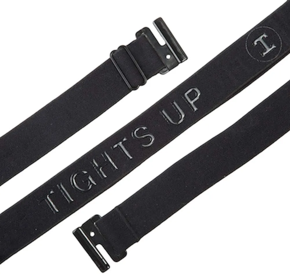 TIGHTS UP Soft Stretchy Belt, Flat Buckle (NO BELT LOOPS REQUIRED) Great for LEGGINGS/JEANS