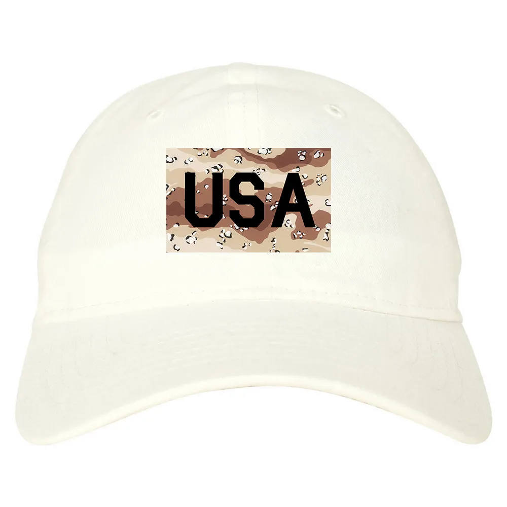 USA Desert Camo Army Mens Dad Hat Baseball Cap