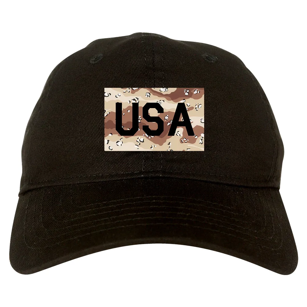 USA Desert Camo Army Mens Dad Hat Baseball Cap
