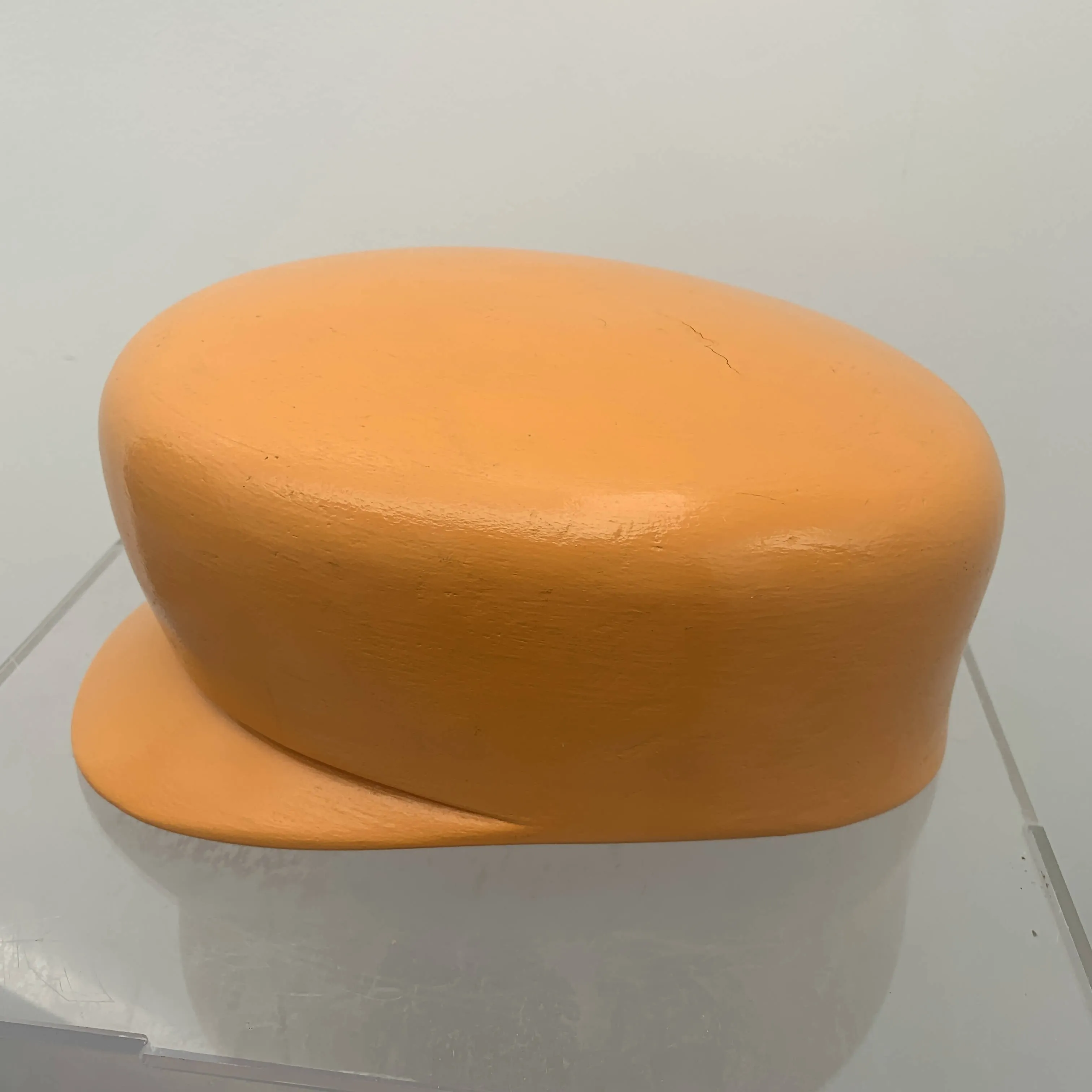 Vintage wooden peaked hat block