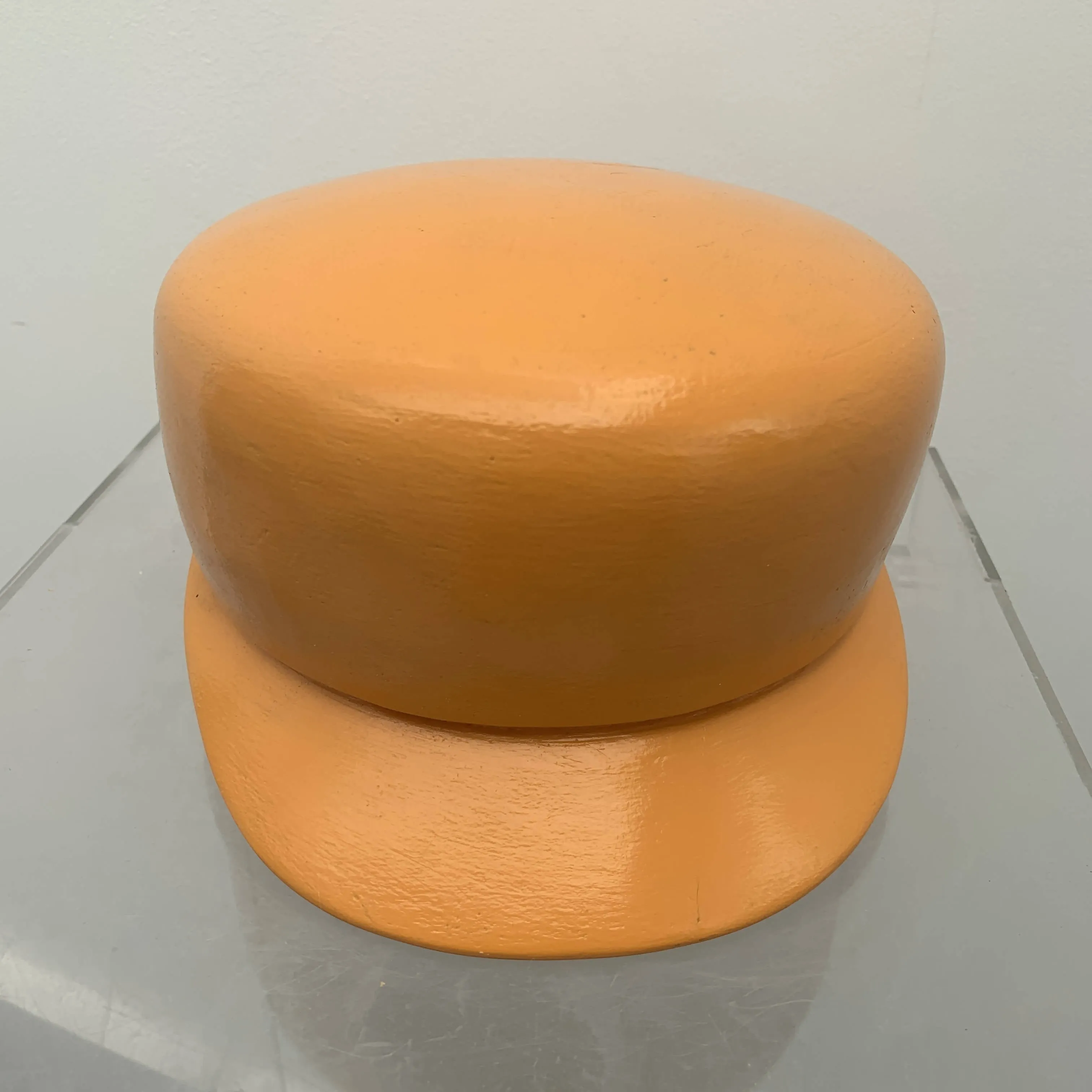Vintage wooden peaked hat block