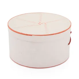 White "The Broadway Charm Club" Hat Box