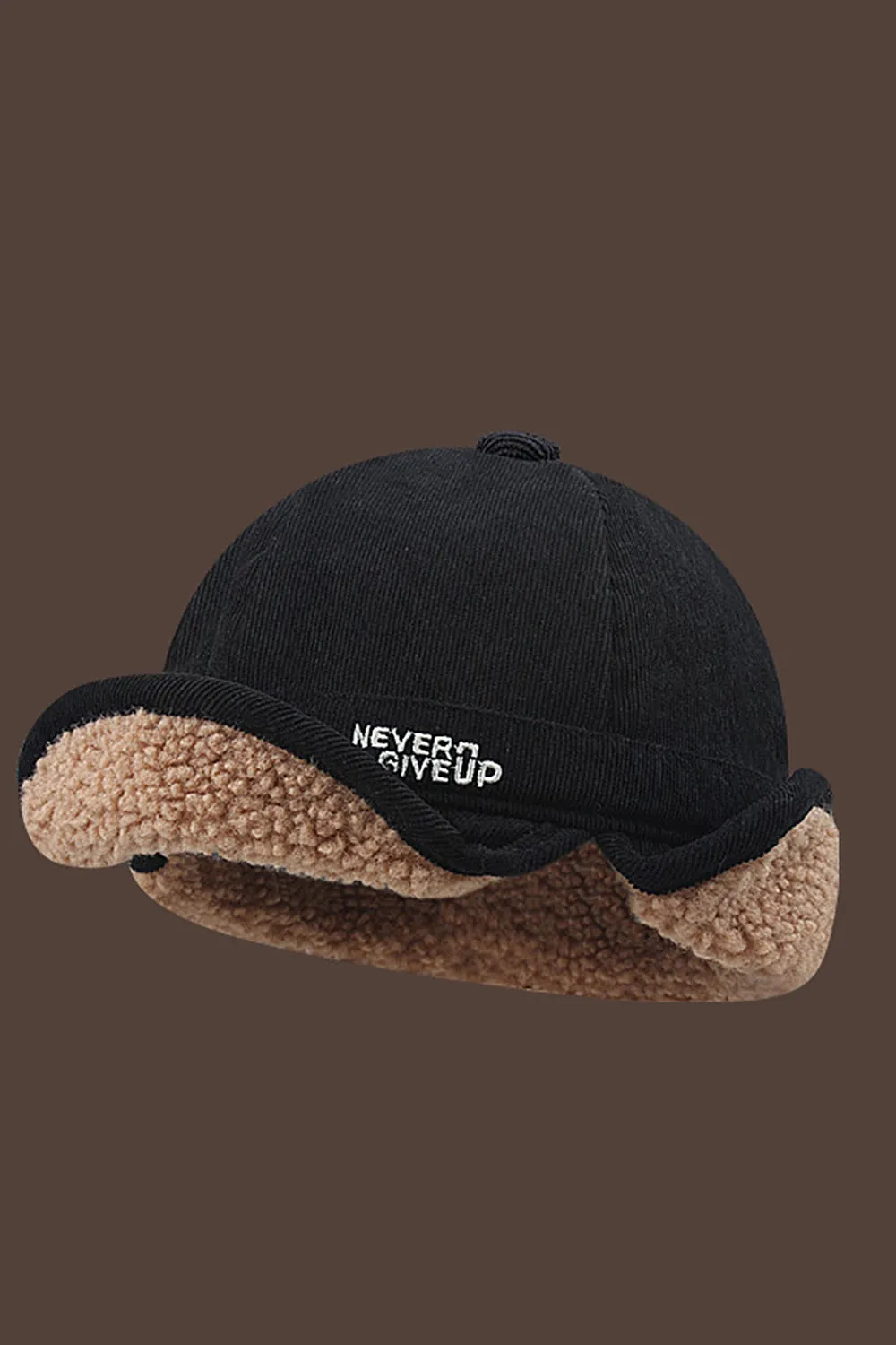 White Warm Peaked Hat