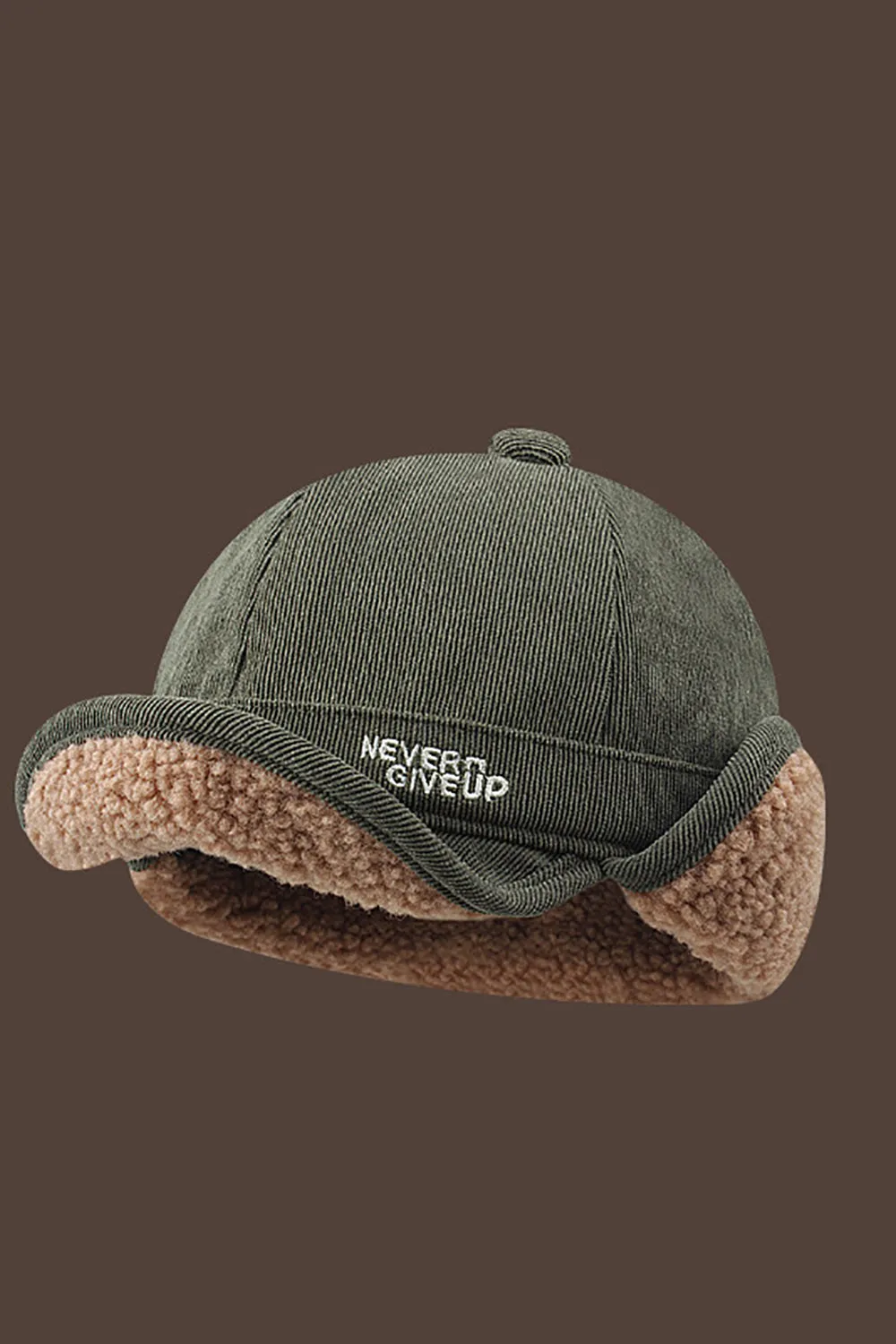White Warm Peaked Hat