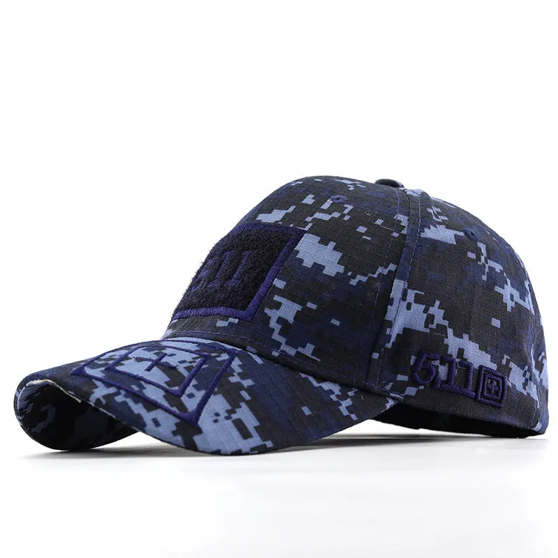 Wholesale Outdoor Camouflage Embroidered Adjustable Leisure Travel Hiking Velcro Hat