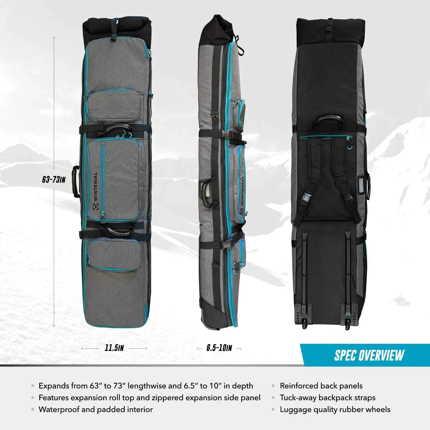 YTYIN Ski Snowboard Bag For Travel
